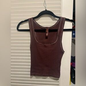 Skims tank top size s brown